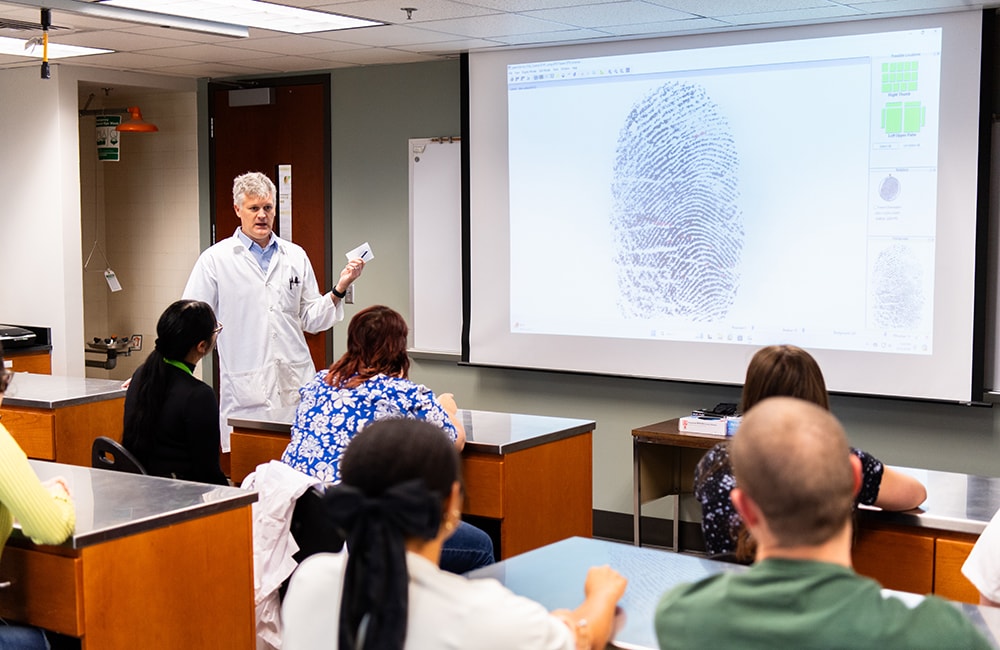 A visual guide to CJ350 Advanced Criminalistics UAB Reporter